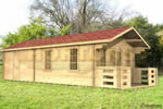 Log Cabin Romsey 5x10m log cabin