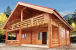 Log Cabin Two storey log house 98 sq m