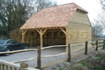 Log Cabin Post and Beam Garages