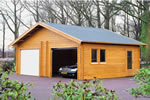 Log Cabin Lugarde Garage Kent 6.5m x 5.5m