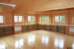 Log Cabin 7.5x9.5m (62 sqm internal) Insulated 45mm Twinskin Classroom