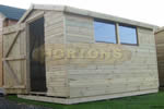 Log Cabin Apex Extra strong pressure treated shed