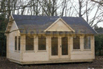 Log Cabin 5.5m x 4m Aspen Clockhouse Cabin