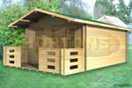 Log Cabin Dartford - 4 x 5 Log Cabin