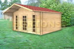 Log Cabin Waterlooville 4x4m Log Cabin