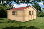 Log Cabin Redhill Twinskin 35 + 35mm  4.0 x 4.0m