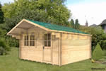 Log Cabin Eastleigh 35mm  4 x 4m