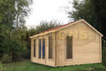 Log Cabin Ipswich - 4.5 x 5.5 Log Cabin