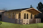 Log Cabin Lincoln 70mm 5.0 x 4.0m