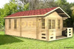Log Cabin Dorking 70mm  5.0 x 7.0m