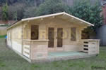 Log Cabin 45mm Edenbridge 5 x 9 Log Cabin