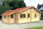 Log Cabin Somerset 7.7m x 4.5m Log Cabin