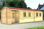 Log Cabin Coventry - 9m x 3m Log Cabin