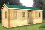 Log Cabin Mansfield - 9m x 3m Log Cabin